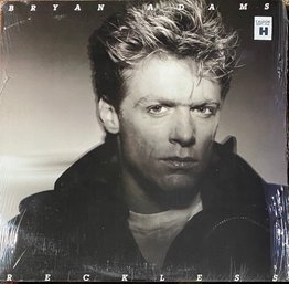 BRYAN ADAMS- RECKLESS- 1984 RECORD, SP-5013, IN SHRINK- VERY GOOD CONDITION