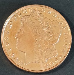 One AVDP .999 Fine Copper Round