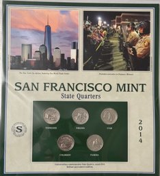 2014 San Francisco Mint Quarters