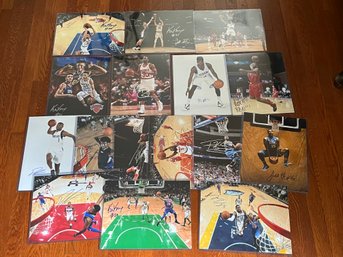 Lot Of 16 Signed NBA 11x14 Photos Hardaway JR, Smith Jr, Smith,Noel,Okafur,Knox,Conley