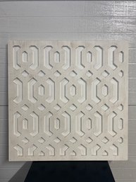 Decorative Geometric Carved Wall Panel