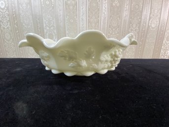 Milk Glass Fruit Bowl Centerpiece