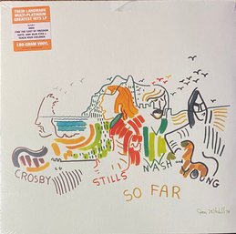 CROSBY STILLS NASH & YOUNG -  SO FAR - MADE IN GERMANY , VINYL LP, NEW & SEALED