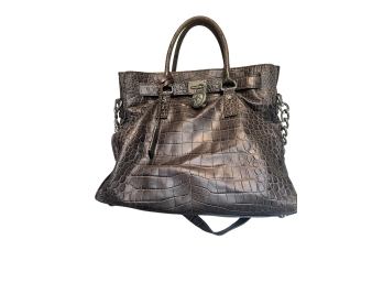 Michael Kors Crocodile Print Handbag