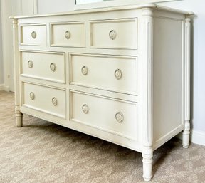 A Chest Of Drawers In Painted Pine By Pottery Barn