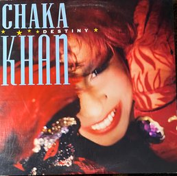 CHAKA KHAN -  'DESTINY'  - 1986 VINYL LP ALBUM 1-25425-1 R&B ~ W/ Sleeve