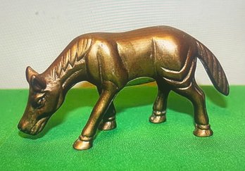 Vintage Solid Brass Horse Figurine