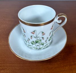 Hackefors Porslin Sweden Linnaea Borealis Teacup And Saucer