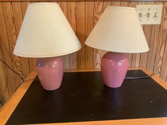 Pretty Pair Of Lamps