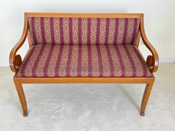 Classic Upholstered Bench With Wood Frame