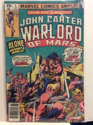 1977 Marvel Comics John Carter Warlord Of Mars #6 - M