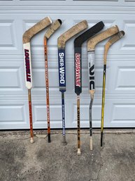 Set Of Hockey Sticks