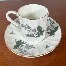Royal Worcester Valencia Teacup And Saucer