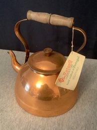Estoril Copperware Hand Crafted In Portugal Tea Kettle