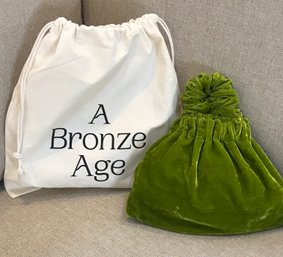 A BRONZE AGE Velvet Petite Purse With Dust Bag