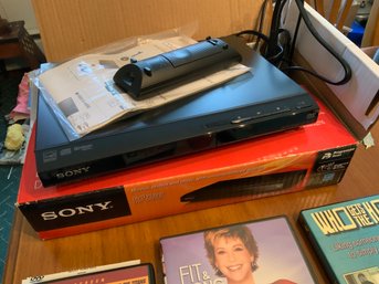 Sony DVD Player With DVDs