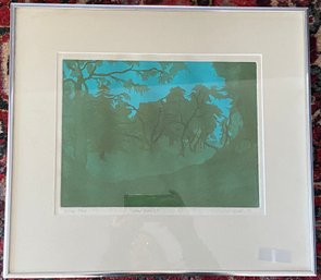 Framed Stage Proof Pencil Signed Sloat 71