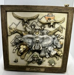 Charming Vintage HARMONY KINGDOM 'Noah's Ark' Plaque