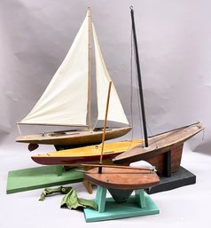 Vintage Model Sailboats