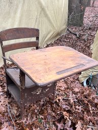 Incredible Vintage School Desk- Easy Restoration Project