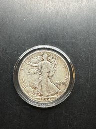 1942 Walking Liberty Silver Half Dollar