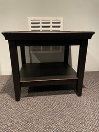 Side Table With Gorgeous Black & Red Fin0ish