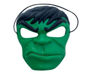 Kids Green Plastic Hulk Mask