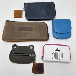 Hide & Drink Coin Purse & Notebook Cover, One World Taxi Wallet, Waterfield Pencil Case & Queen Pouch