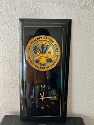 Department Of The Army United States Of America Art Deco Wall Clock