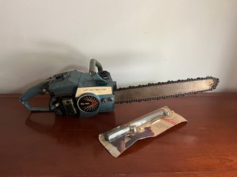 Homelite XL - 101 Chainsaw With Sharpening File