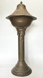 A Large Vintage Moroccan Brass Hand Wash Fountain - Perfect For Your Outdoor Summer Oasis