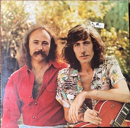 DAVID CROSBY & GRAHAM NASH ~ WIND ON THE WATER - VINYL LP - 1975 ABCD-902 - W/ SLEEVE