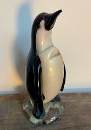 Vintage Murano Glass Glass Penguin