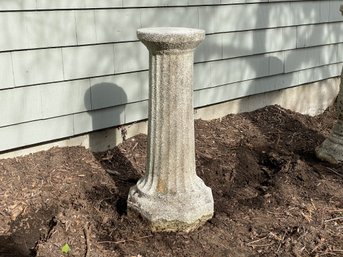 Outdoor Stone Column Pedestal