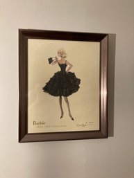 Barbie Fashion Model Collection Numbered Signed Robert Best Framed # 2529/5000