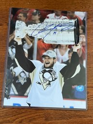 Chris Kunitz Signed 11x14 Photo Penguins