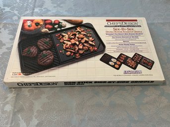 Chef's Design Model 6040 Side-by-Side Rangetop Griddle - NIB