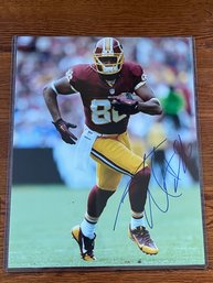 Jordan Reed Signed 11x14 Photo Washington Redskins