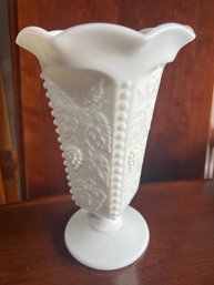 Milk Glass Vase