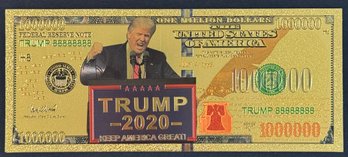 Trump Gold Colored Bill