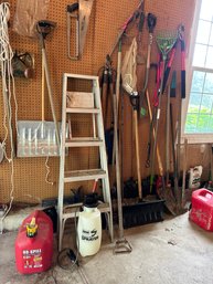 Wall Of Tools Plus Ladder