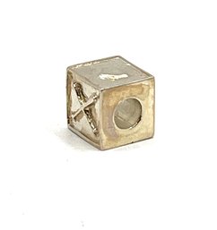 Vintage Sterling Silver Picture Box Charm