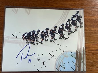 Thomas Hickey Signed 11x14 Photo Islanders