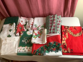 Christmas Linen Lot #1