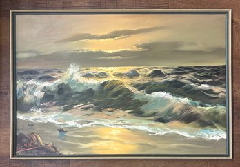 Gorgeous Original Signed Ocean Scene Painting