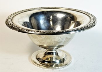 Wallace Sterling Silver Compote NOT WEIGHTED 3 X 5.5 111.5 Grams