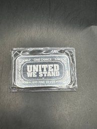 One Ounce .999 Fine Silver Bar