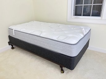 (Purchased 2021) Spine Support By King Koil Twin Size Bed With Bedding