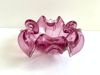 Vintage Murano Art Glass Bowl