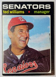 1971 Topps #380 Ted Williams